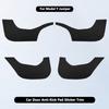 Car Door Anti-Kick Pad For Tesla Model Y Juniper 2025 Leather Sticker Trim Kit Side Door Protector Cover Car Interior Decoration