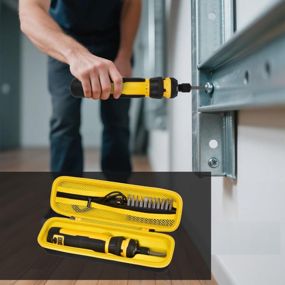 Shockproof Electric Screwdriver Set Case Durable Impact-Resistant Driver Drill Bits Case Dust-proof for DEWALT/DWHT66719