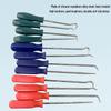 4-Piece Auto Repair Tool Set: Tire Patching, Oil Seal Hook, Screwdriver.