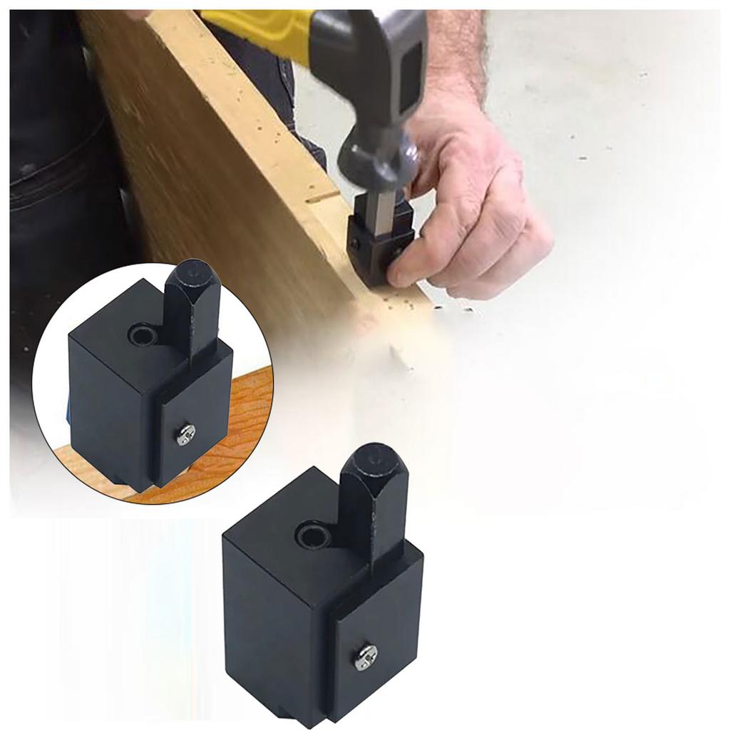 Carpentry Right Angle Punch Square Chisel Door Lock Point Woodworking Tool