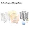Coffee Pod Holder Large Capacity Coffee Capsule Holder Coffee Creamer Container Square Shape Pod Storage Cup