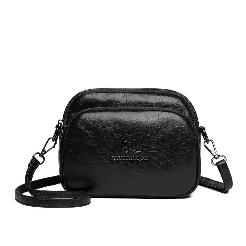 

Сумка женская в стиле легкой роскоши с высокой цветовой ценностью - Сумка-кроссбоди на плечо для通勤 мягкая прочная вместительная модная изысканная универсальная чёрный