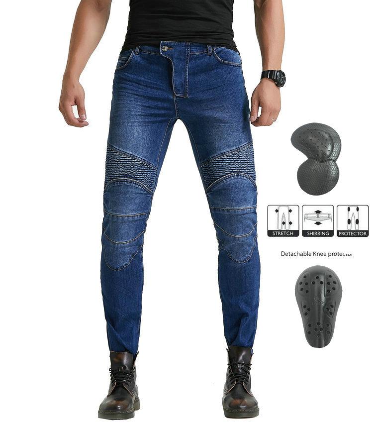 Cross-border Motorcycle Racing Straight Leg Anti-fall Riding Jeans