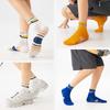Men's Breathable Odor-Resistant Mid-Calf Cotton Socks - Versatile Casual Sports Wear for Spring and Summer