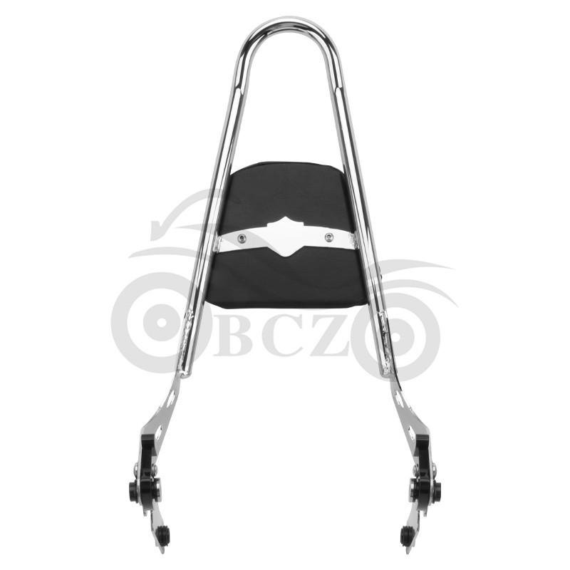 Harley XL883/1200/X48 Rear Backrest with Quick Release Seat Cushion and Luggage Rack for Motorcycle Modification
