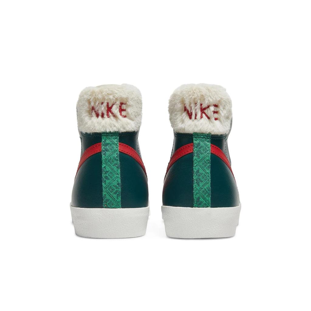 Nike Blazer Mid '77 Vintage 'Christmas Sweater' (Unisex) Dark Atomic Teal / Lucky Green / White / University Red Skate Shoes DC1619 300