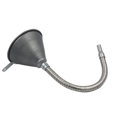 Pâlnie din metal galvanizat Vârf și ecran flexibil pentru utilitate - Utilizare pentru uleiul de motor lichid de transmisie lichid de servodirecție și mai mult