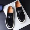 2025 men's loafers British style high-end men's shoes lazy one pedal business casual shoes trend versatile