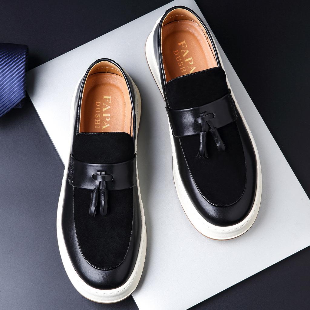 2025 men's loafers British style high-end men's shoes lazy one pedal business casual shoes trend versatile