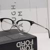 [Yves Saint Laurent] Eyeglass Frames SL649F 001 Cha Eun-woo Glasses Half-rimmed