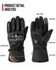 Winter Motorcycle CE1 Touchscreen 3M Thinsulate Carbon for and Perfect for Men and New Eve Gift Gloves, Certified, Cold-Resistant, Waterproof,