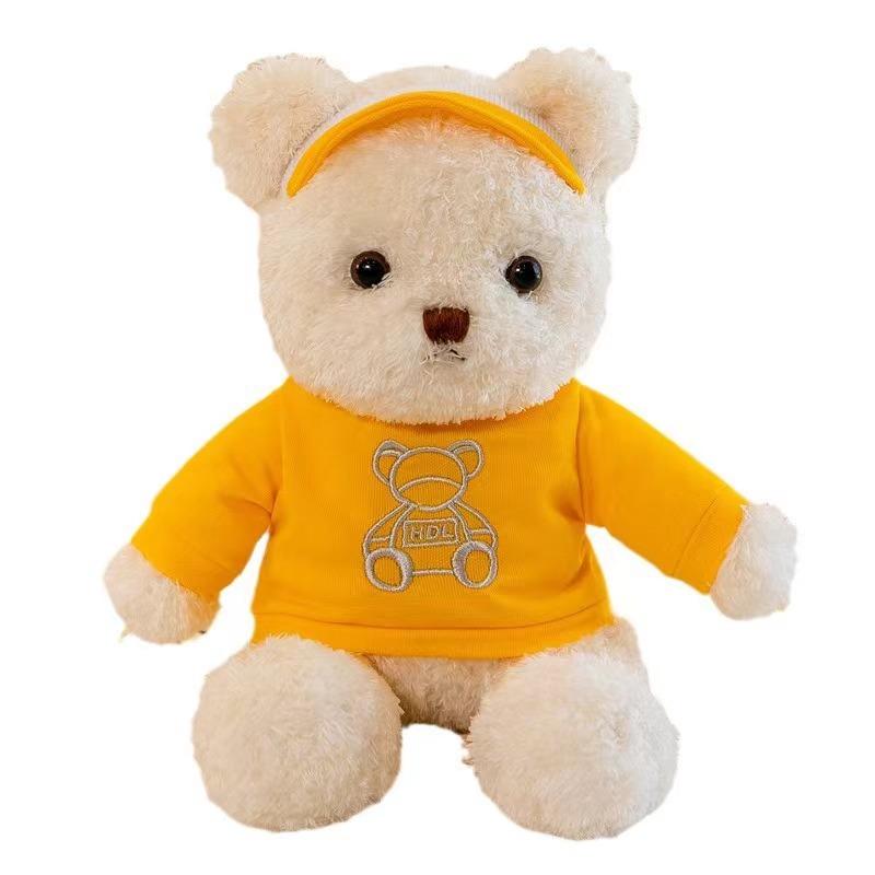 Cute Golf Bear Big Afu Plush Toy Cartoon Doll Brown Bear Ornaments Sofa Cushion Bedside Ornaments