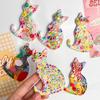 Cartoon Hot Stamping Sticker Cute Fridge Magnets  Porch Decoration