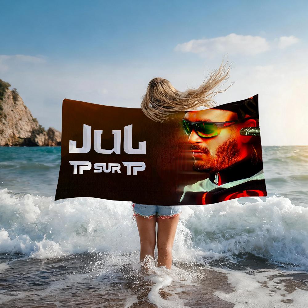 Klassische Singer J-JuL Tp Sur Tp Musik Handtuch Dusche Sauna Reise Spa Schnelltrocknend Fitnessstudio Zubehör Weiche Große Strandtücher