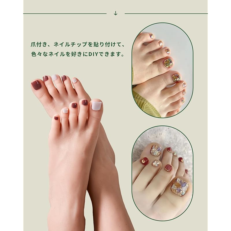 KUMIHO foot model silicone feet woman's feet foot model with shins life size foot mannequin foot torso painting model Natural feeling jewelry display