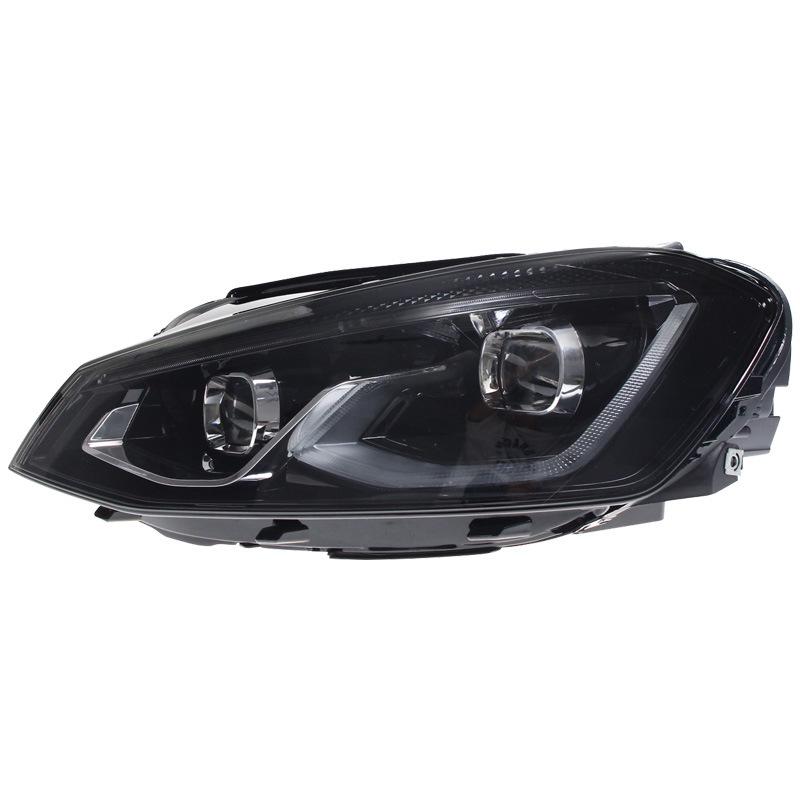 

Golf 7 LED Headlight Assembly: Blue DRL, Turn Signal & Double Lens Golf 7 Full LED Headlight (Set of 2)