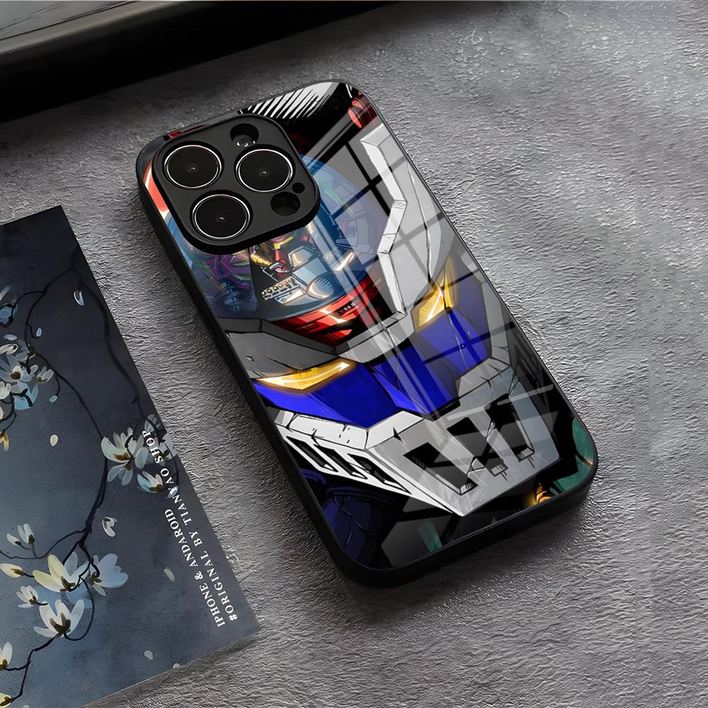 Manga Mazinger Z Anime Phone Case For IPhone 17 Air 16 E Pro Max 15 14 13 Mini 12 Pro 11 Max Plus Black Glass Cover