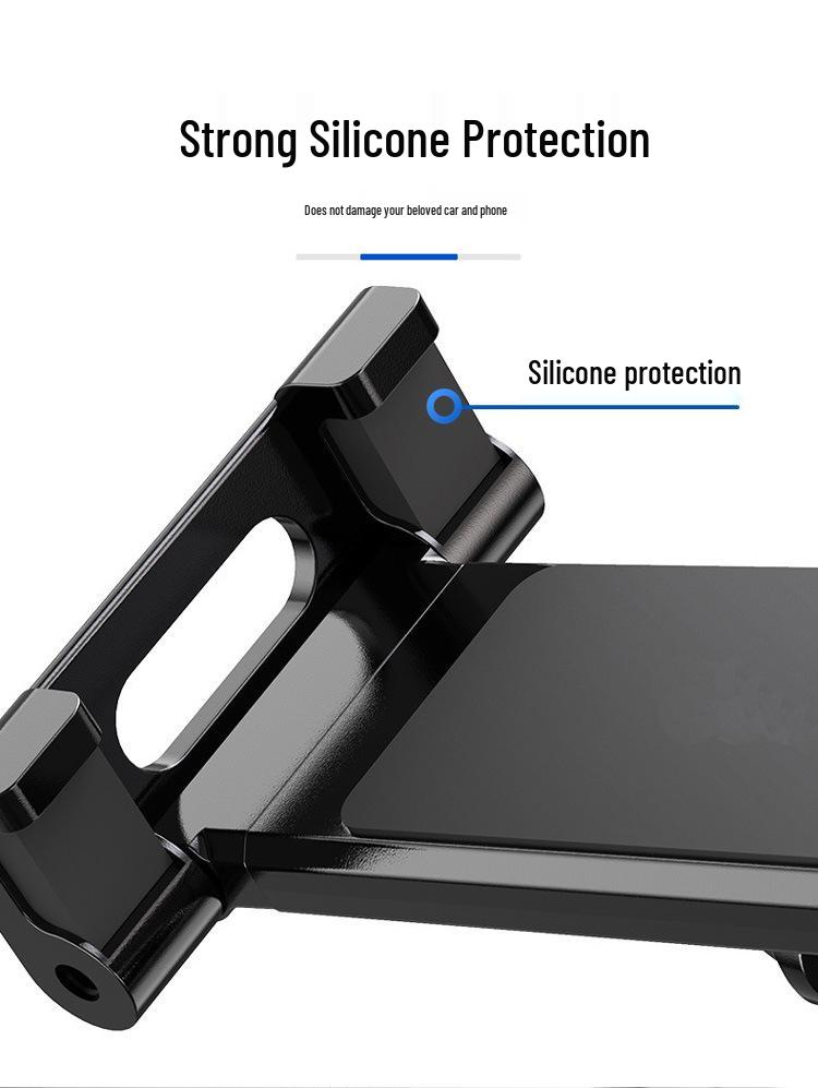 Car Rear Seat Tablet Mount - Adjustable Telescopic Holder for iPad and Tablets
