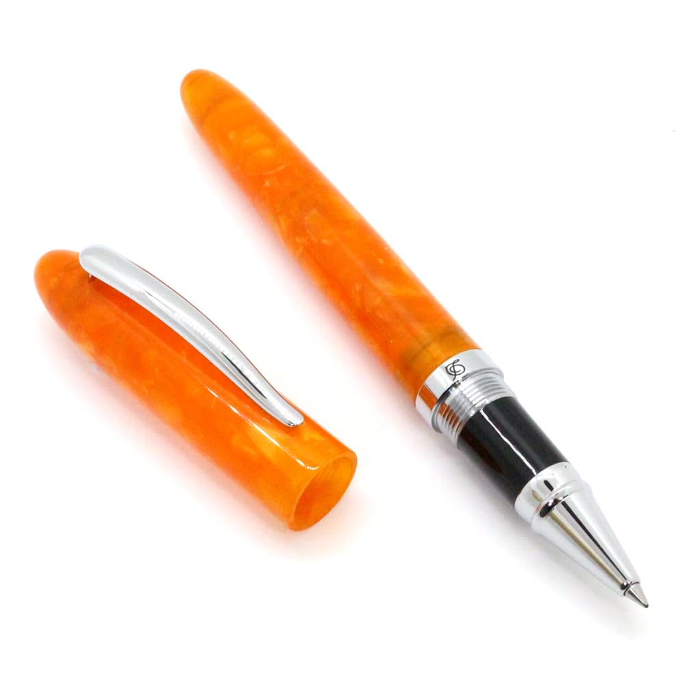 

DALLAITI Ballpoint Pen Orange Akr21B Marble-patterned Water-based оранжевый