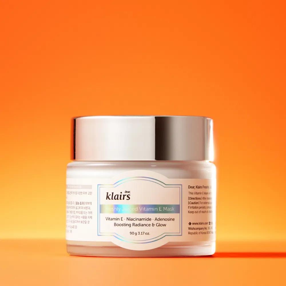 Dear Klairs Freshly Juiced Vitamin E Mask 90g Brightening Firming Hydrating Sleeping Mask Moisturizer