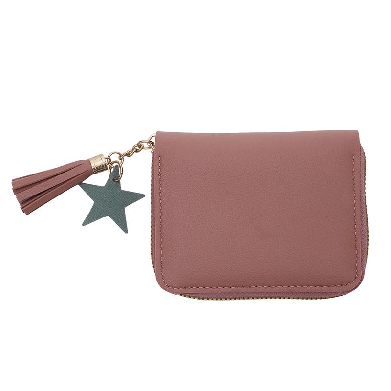 Women's Fashion Wallet Bag Mini Credit Card Holder Money Clip Short Cute Small Coin Purse