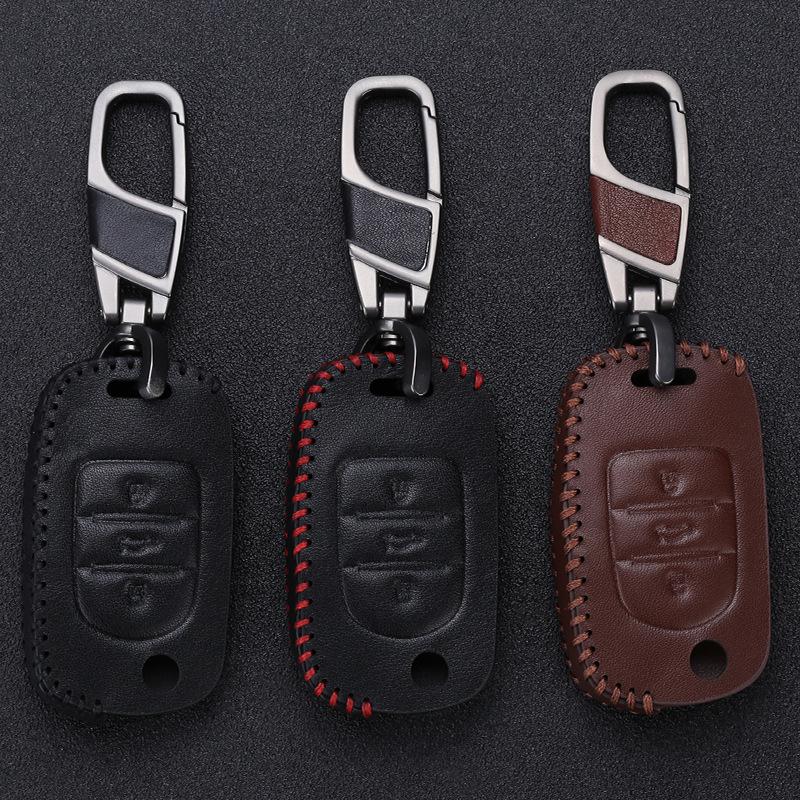 Leather Hand-Stitched Key Case for Baojun 310/510/560/630/730