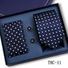 Men'S Business Tie Pocket Square Scarf Gift Box Set Formal Wedding Professional Shirt Trendy Tie Worker
