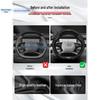Geely Xingrui L Carbon Fiber Steering Wheel Cover, Sweat-Absorbent, Ultra-Thin, All-Season, Fits Models 21-24