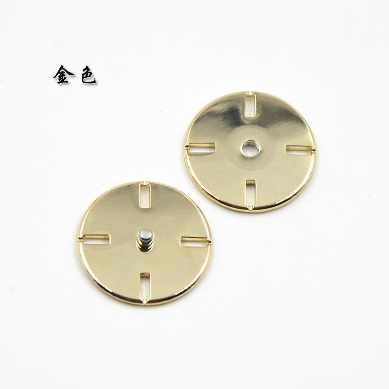 Three Love Flat Metal Button Snap Button Wool Coat Down Jacket Invisible Concealed Button Button