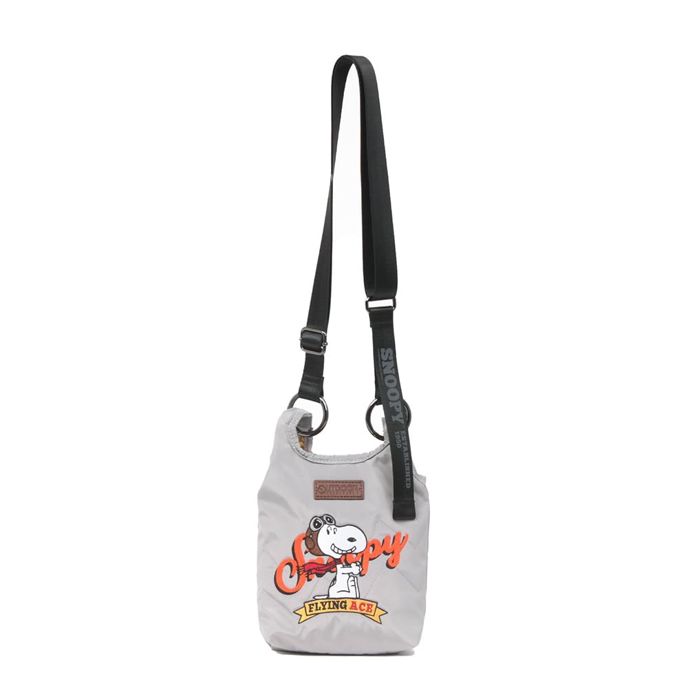 Коллекция Snoopy Мини-сумка через плечо ODB039 Светло-серый OUTDOOR PRODUCTS PEANUTS