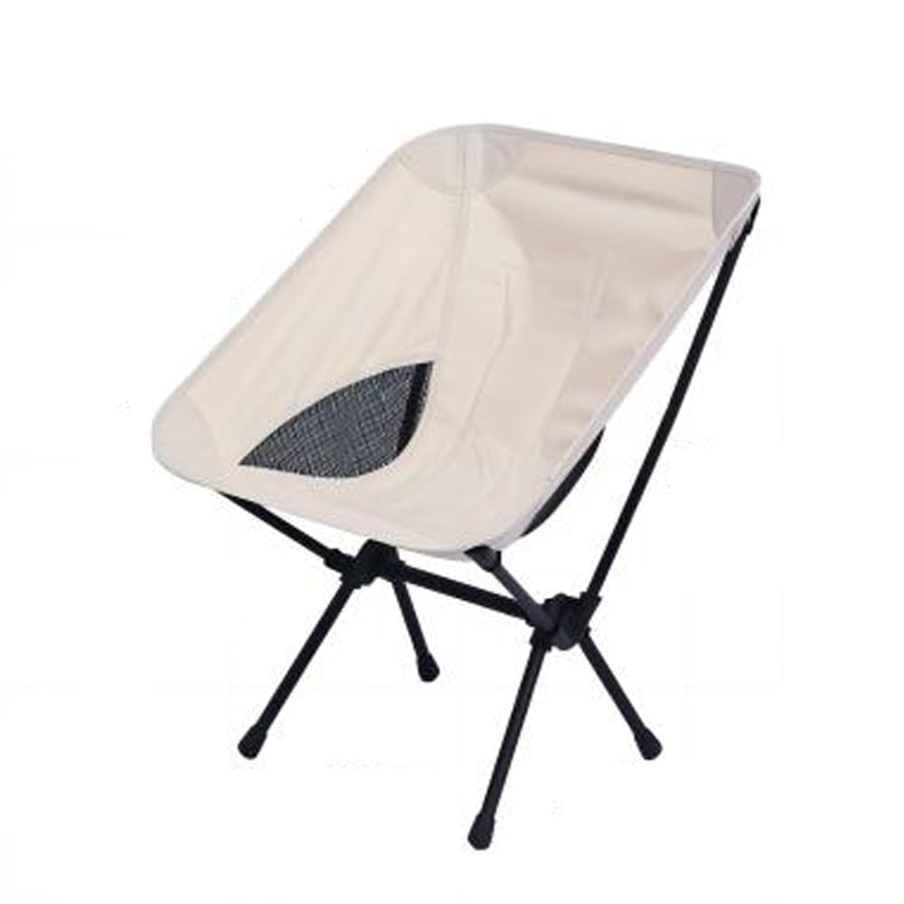 

Уличный стул, стул сборного типа, стул для кемпинга, бежевый, ширина 57 x глубина 53 x высота 61 см, грузоподъемность 120 кг, складной, сверхлегкий,