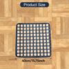 Foot Acupressure Mat Massage Board Non-Slip Wooden Base Portable Reflexology Tool Suitable for