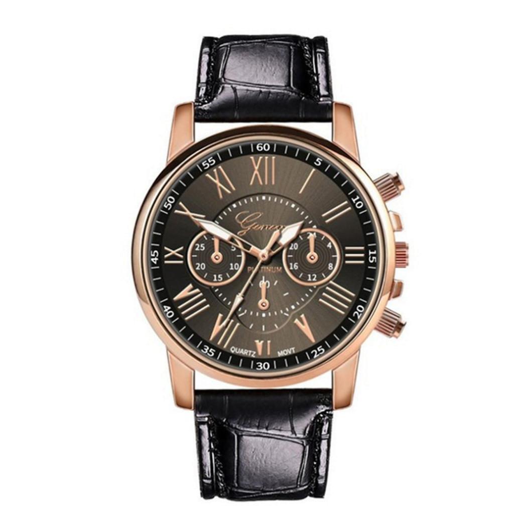New Fashion Women Leather Band  Quartz Analog Wrist Watch
