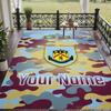 Custom Text Printed Rug Burnley Football Non Slip Floor Carpet For Home Room Decor