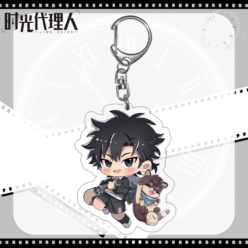 6CM Anime Link Click Shiguang Daili Ren Cosplay Schlüsselanhänger Cheng Xiaoshi Lu Guang Acryl Figur Anhänger Schlüsselanhänger Geschenk für Fans