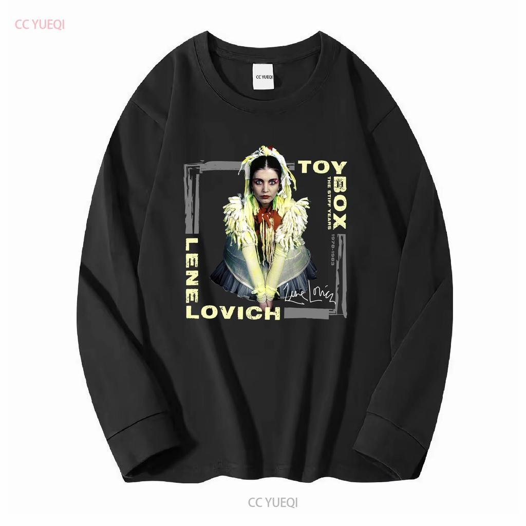 Caixa de Brinquedos Os Anos Rígidos 1978 1983 Lene Lovich S a 5XL Camiseta TMB2520 manga longa ou curta vintage Lavada Esticada