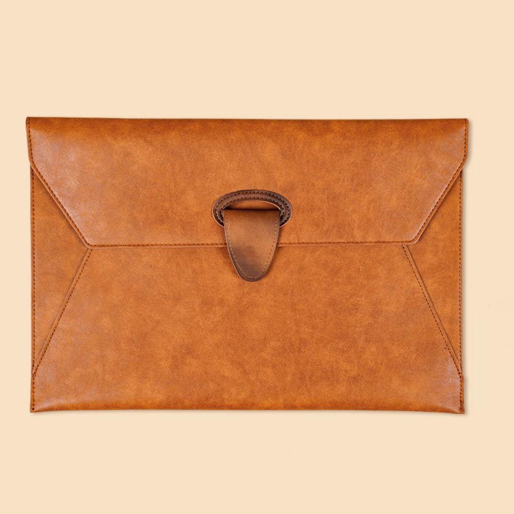 Große Kapazität Datenfalldatei Tasche Leder Archivtasche Schutzhülle Geschäftsdokumententasche Papier