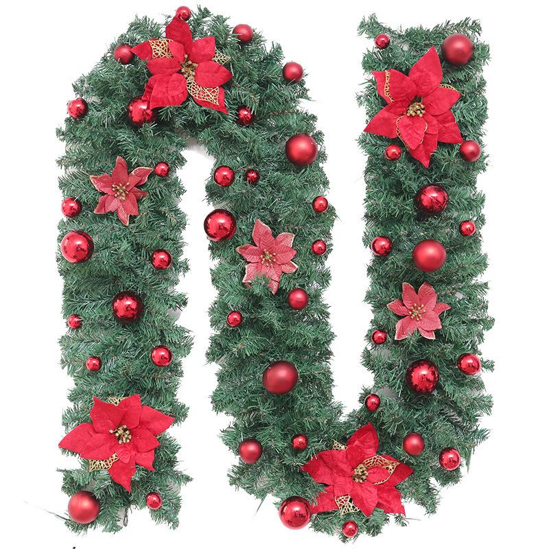 2.7m Dense Simulated Christmas Vine for Window Decoration