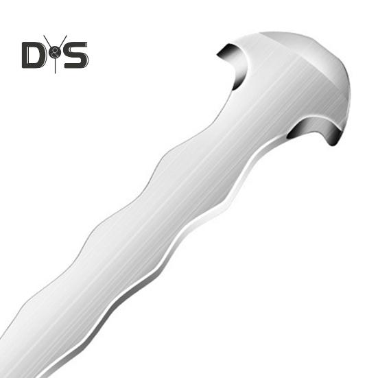 Orangenschäler, leicht zu schälen, Zitrusschäler, Edelstahl, dreieckige Klinge, Zickzack-Schaufel, Schälgerät für Orangen, Zitronen, Grapefruits