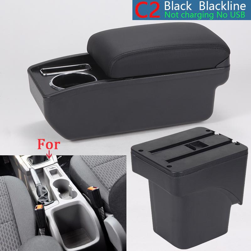 For Ford Focus 2 Armrest Box For Ford Focus Mk2 Car Armrest Accessories Dedicated Interior Details Retrofit Parts Storage Box
