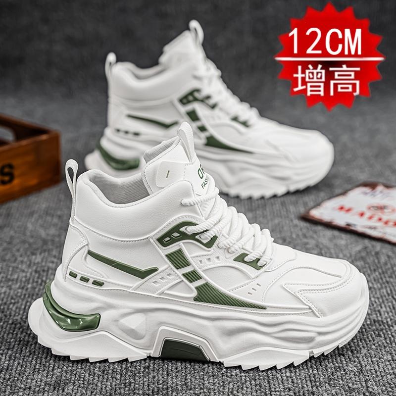 New inner height-increasing high-top board shoes platform casual sports dad shoes 38