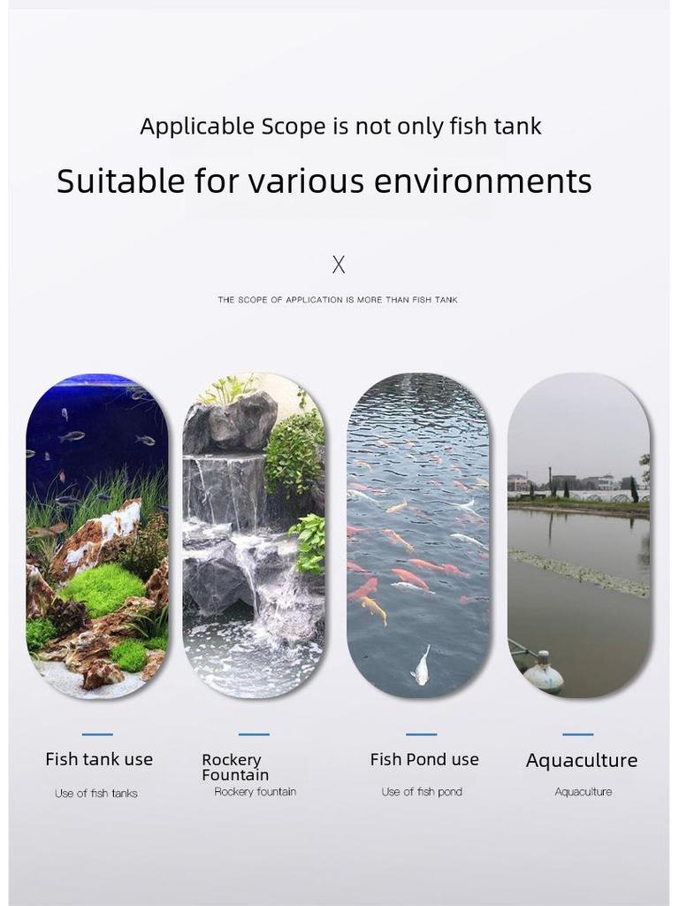 Submersible UV Sterilization Lamp for Aquarium and Fish Pond Purification