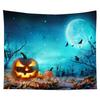 Décoration d'intérieur Citrouille Halloween Tapisserie Murale Grande Art Esthétique Décor de Chambre Tapisserie Citrouille Halloween 230x180cm tapiz