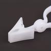10/15pcs Elegant White Plastic Curtain Clips - Durable, Easy-to-Use for Towels, Socks, and Hangers -Home Decor, Curtain Clips