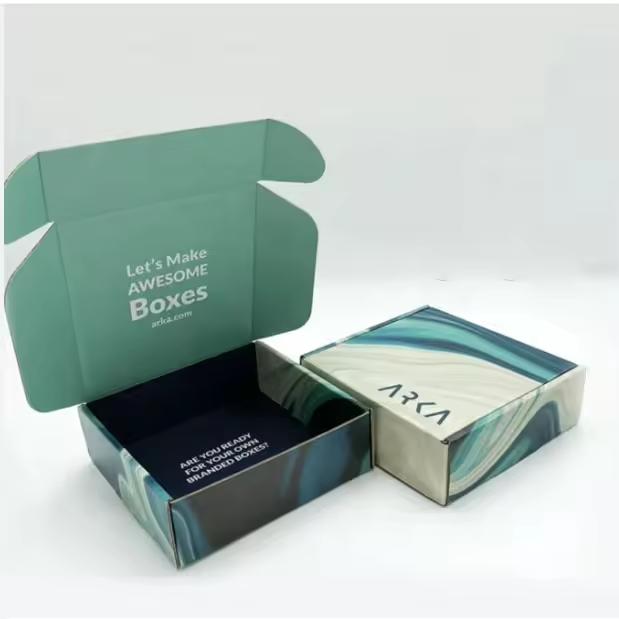 Shipping Aircraft Boxes Reusable Recyclable Burst Resistant High Strength Corrugated Cardboard Matt Lamination Embossing Small