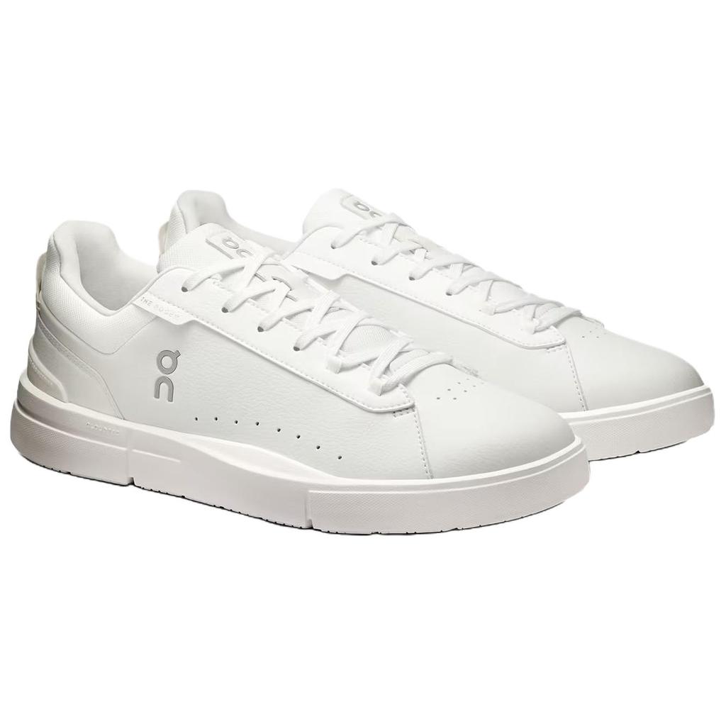On The Roger Advantage Comfortable Soft Shock Absorbing Breathable Low Top Tennis Shoes Men Sneakers White 3MF30641200