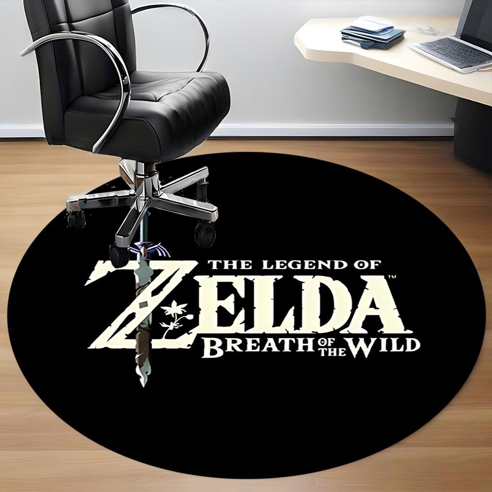 Zelda Breath Office Round Area Rug, Under Office Chairs Bedroom Living Room Home Decor a0908155