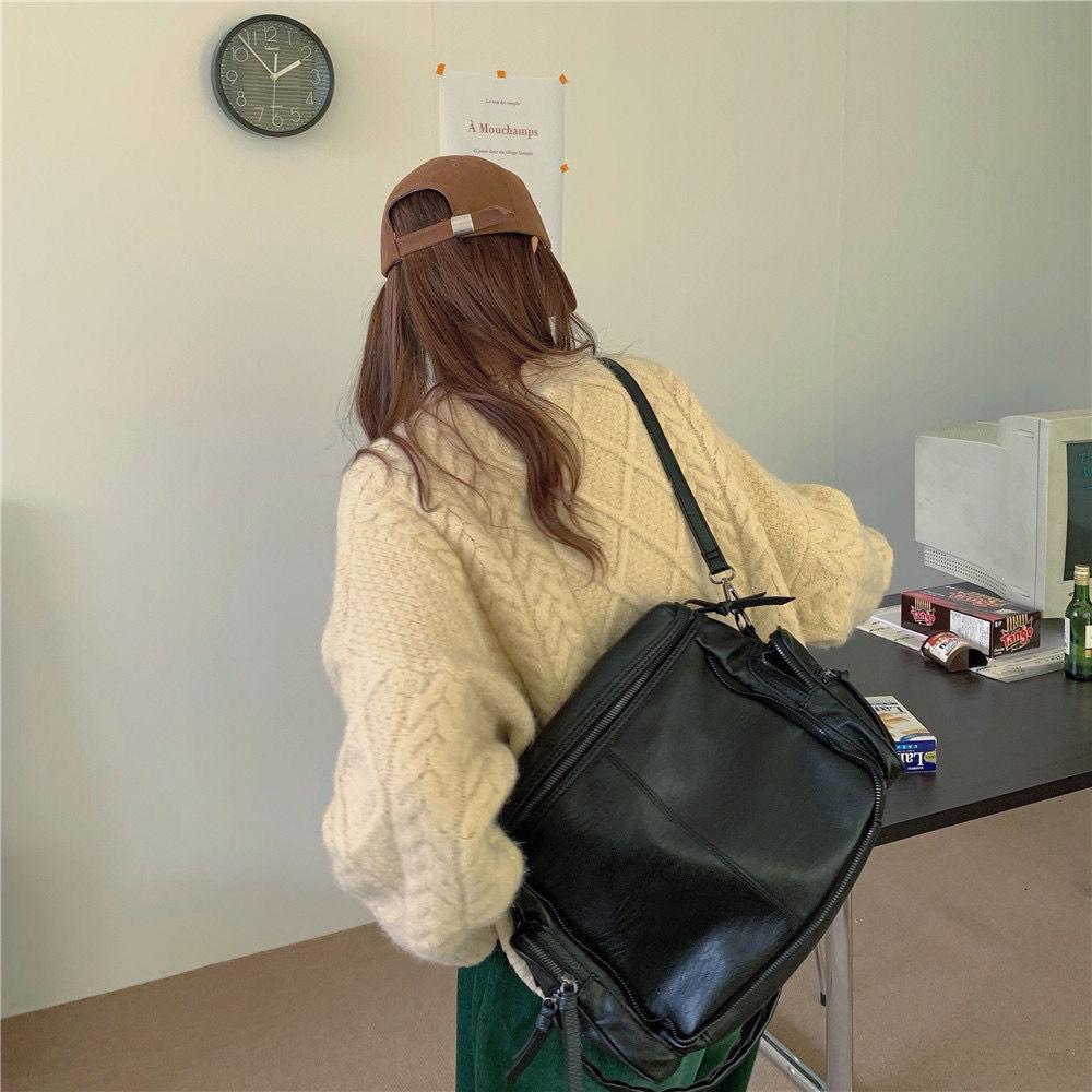 2024 Cozy Cable Knit Sweater: Women's Versatile Autumn & Winter Outerwear, Casual Japanese Style