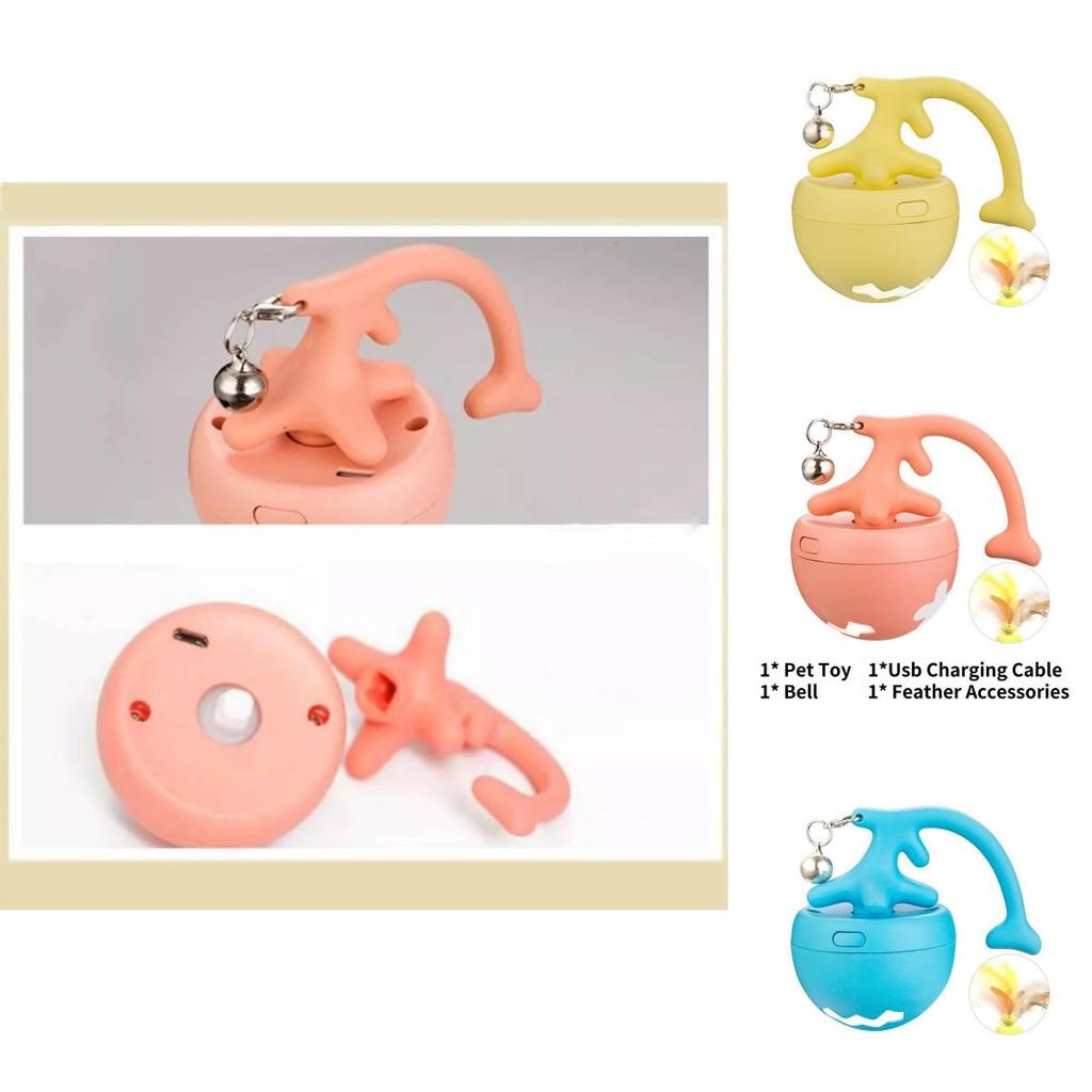 Interactive Led Light Up Fishbone Cat Rolling Ball Toy For Engaging Pet Playtime