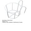Flower Stand Wall-mounted Easy To Install Rust Proof Strong Load Bearing Plant Pot Rack for Balcony